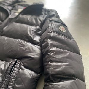 Black Moncler puffer jacket size small